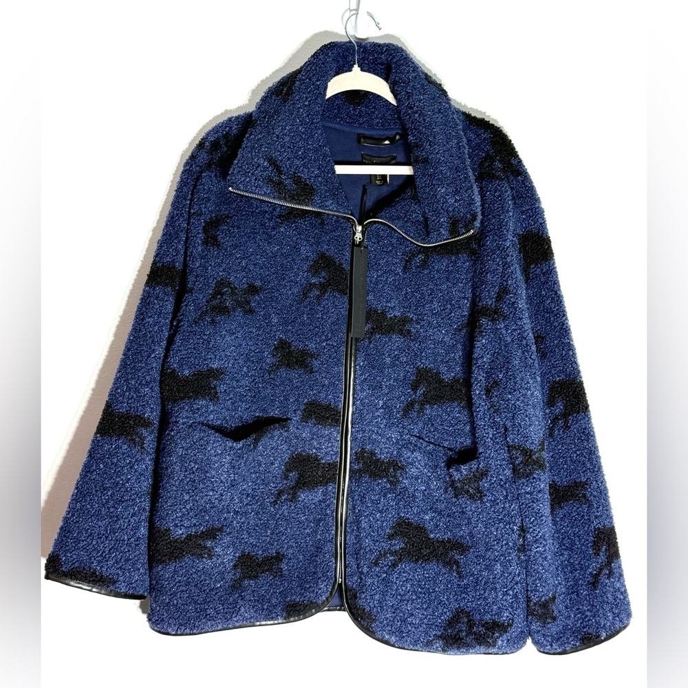 House of Harlow 1960 “Pasture” Sherpa Horse Jacket